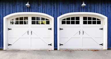 Plain Glass Garage Door